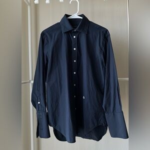 rag & bone Dark Blue Dress Shirt